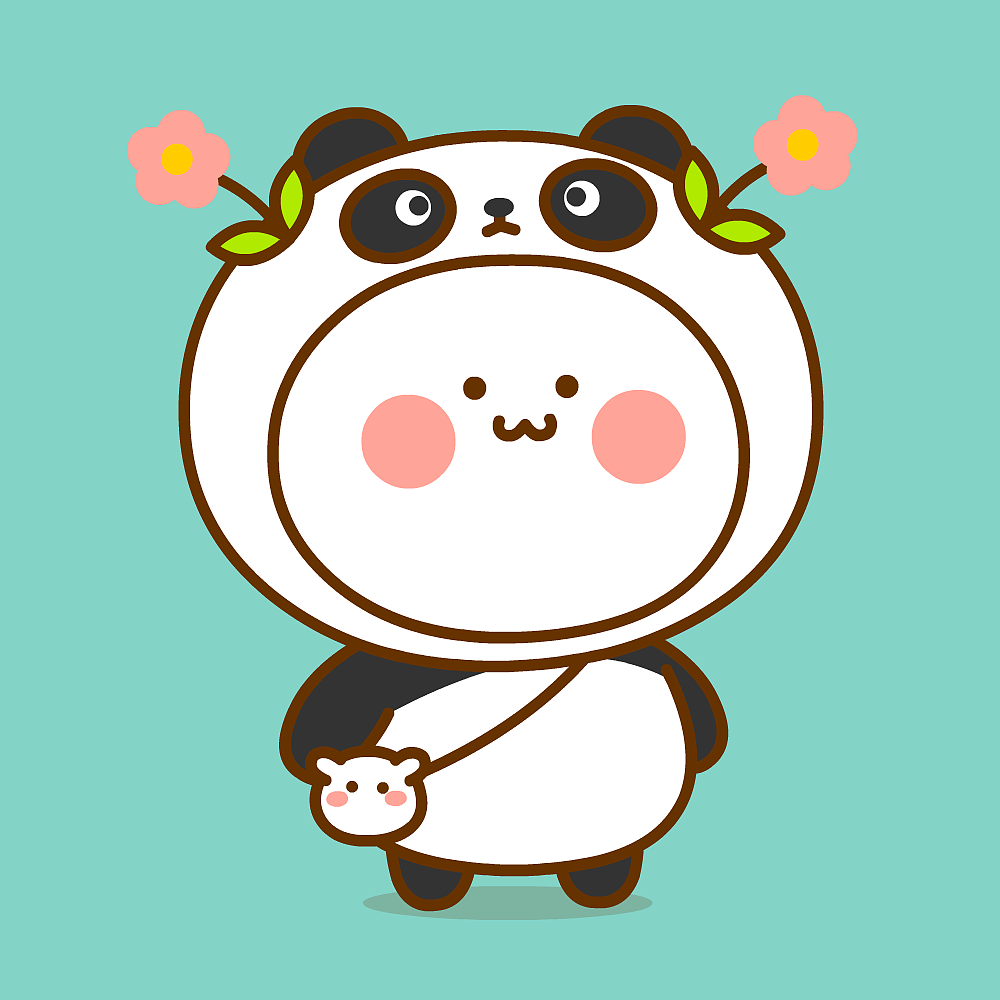 熊猫花花表情来啦~二花（图ZMzUxMjU4NzQ0） - 单幅漫画 - 站酷设计师仙粑原创素材 - 站酷ZCOOL