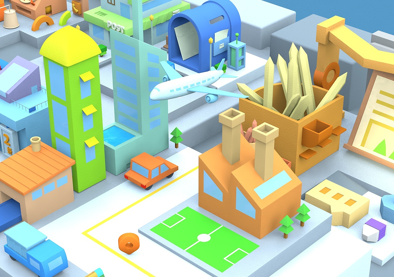 APP微世界（真三維版）（圖ZMzI4MDc4OTE2） - 場景 - 站酷設(shè)計師admjhaha原創(chuàng)素材 - 站酷ZCOOL