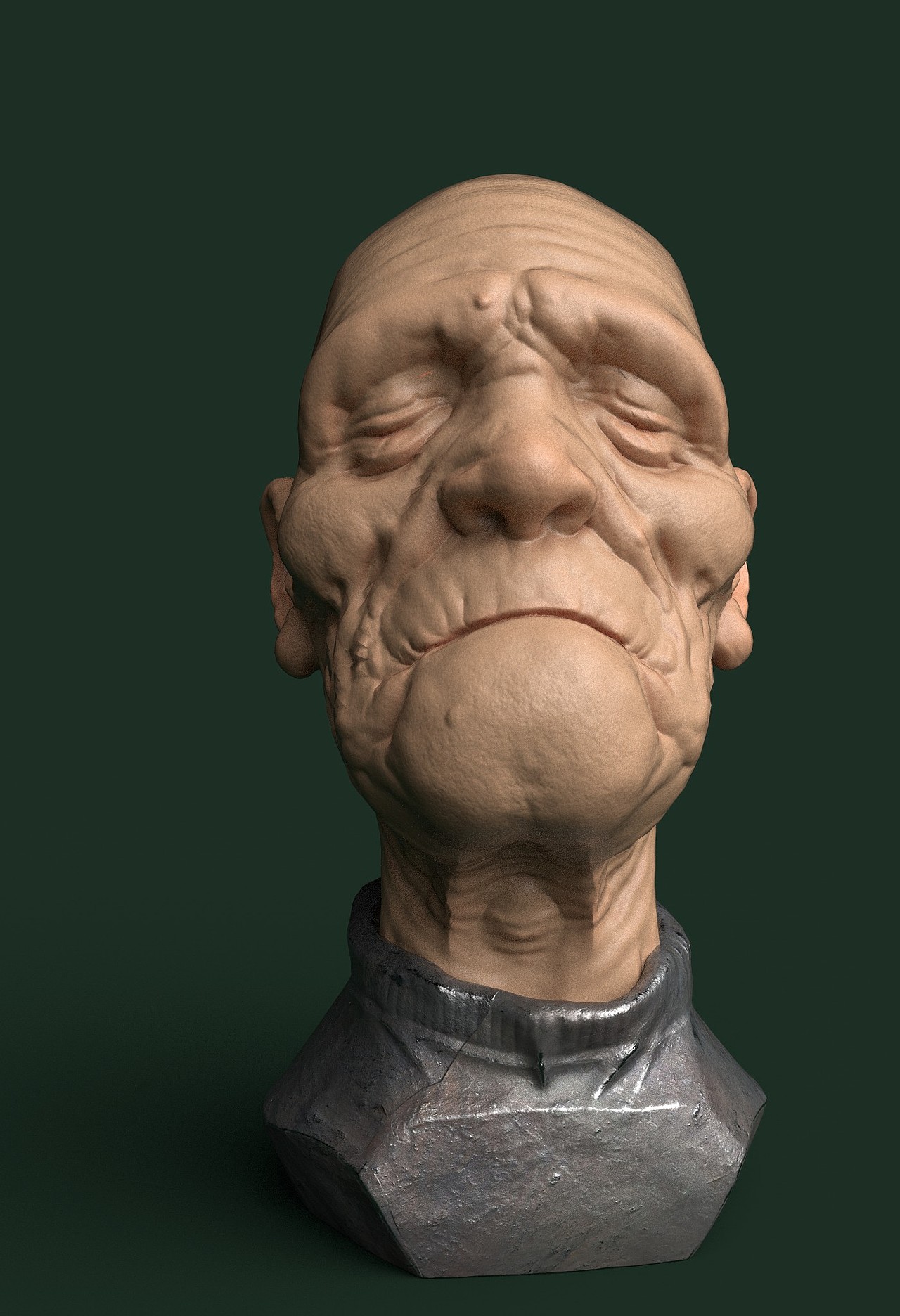 【ZBrush】雕刻（图ZMjUwNDU3NTg0） - 人物/生物 - 站酷设计师Troutt原创素材 - 站酷ZCOOL