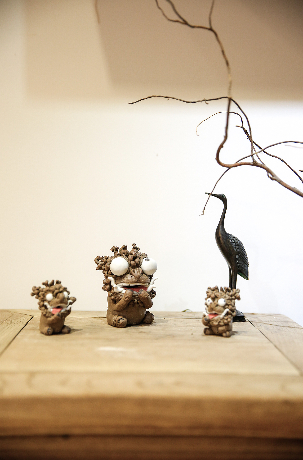 器十二 景德镇手工捏雕 龙九子狻猊 茶宠 摆件