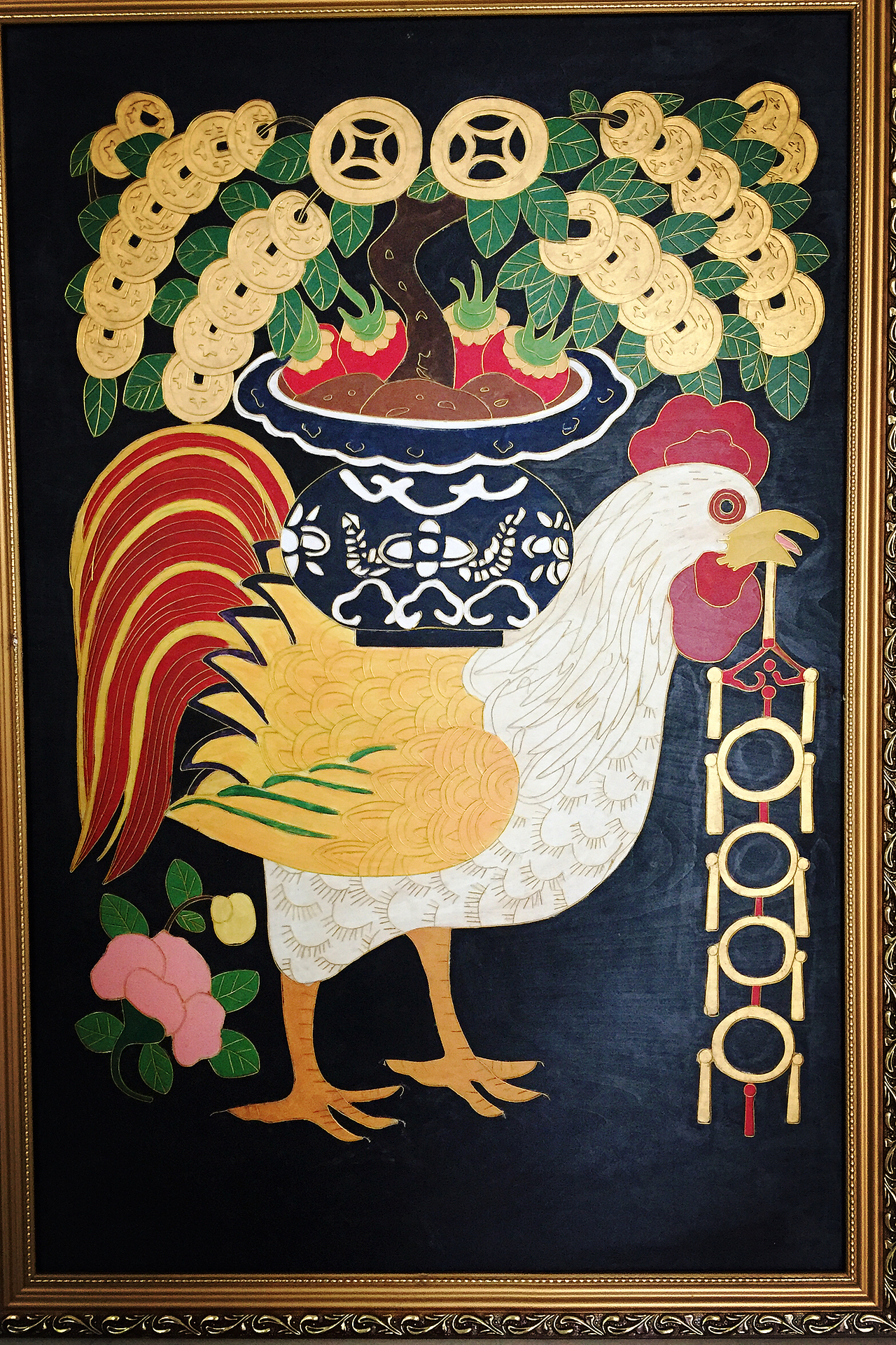 沥粉贴金装饰画