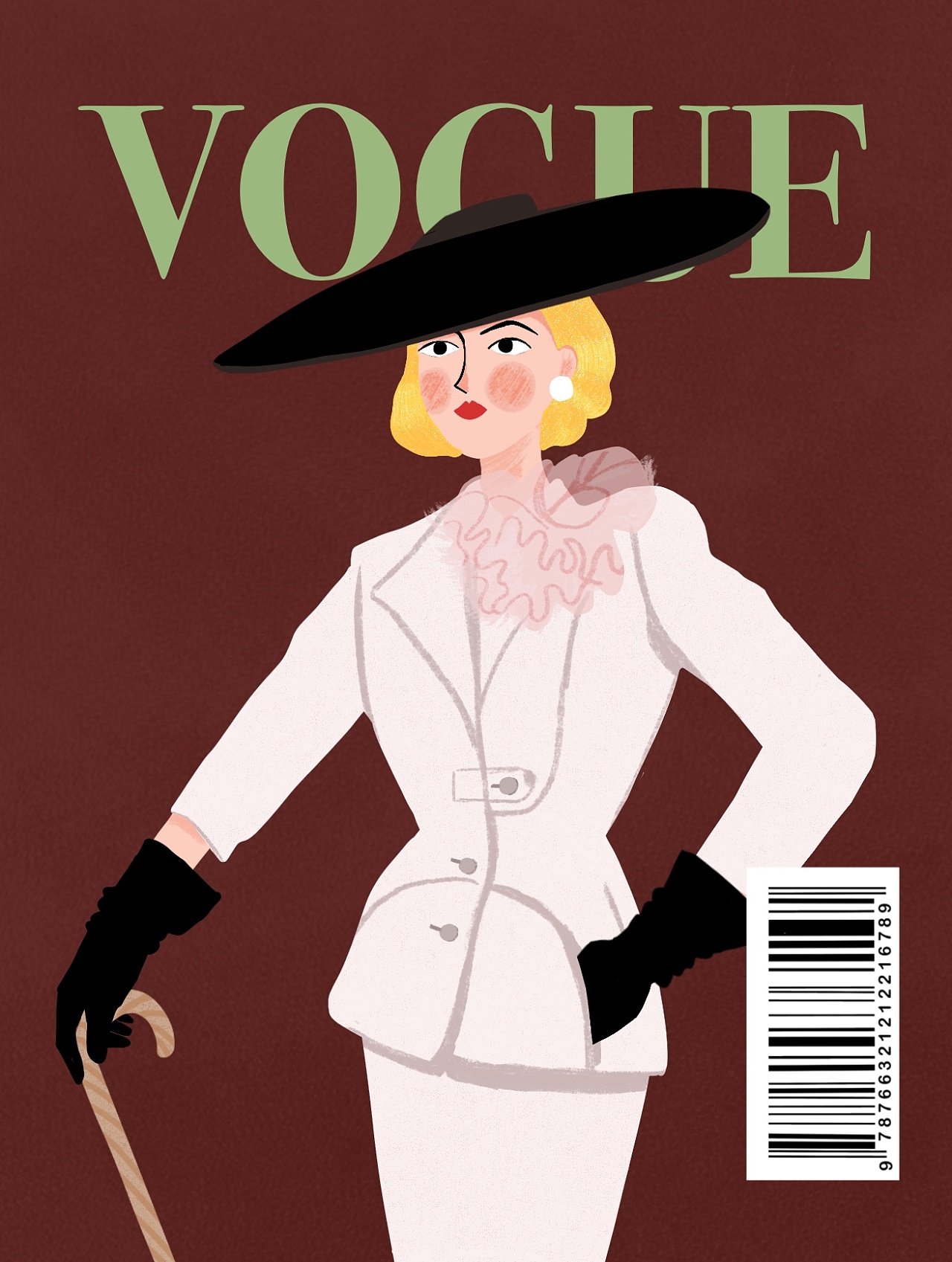 复古女郎封面系列