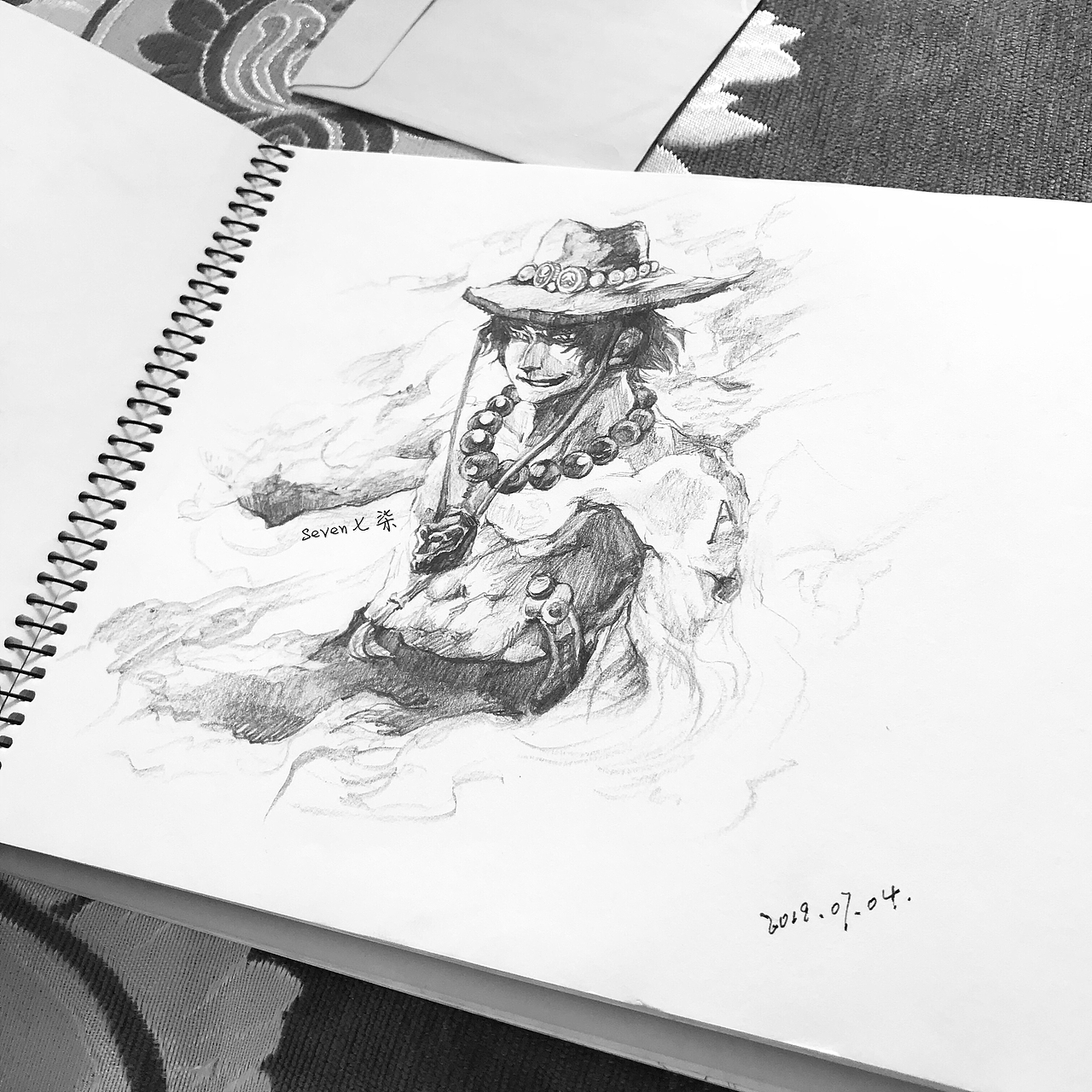 【Seven七柒】海贼王艾斯（图ZMTQ0NTg1MDE2） - 绘本 - 站酷设计师Seven七柒原创素材 - 站酷ZCOOL