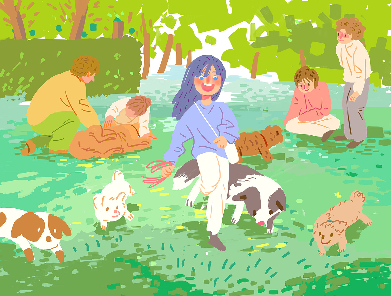 2020总结｜原创插画《寻常日》（图ZMjM4ODIwNDE2） - 商业插画 - 站酷设计师张张小鸟原创素材 - 站酷ZCOOL