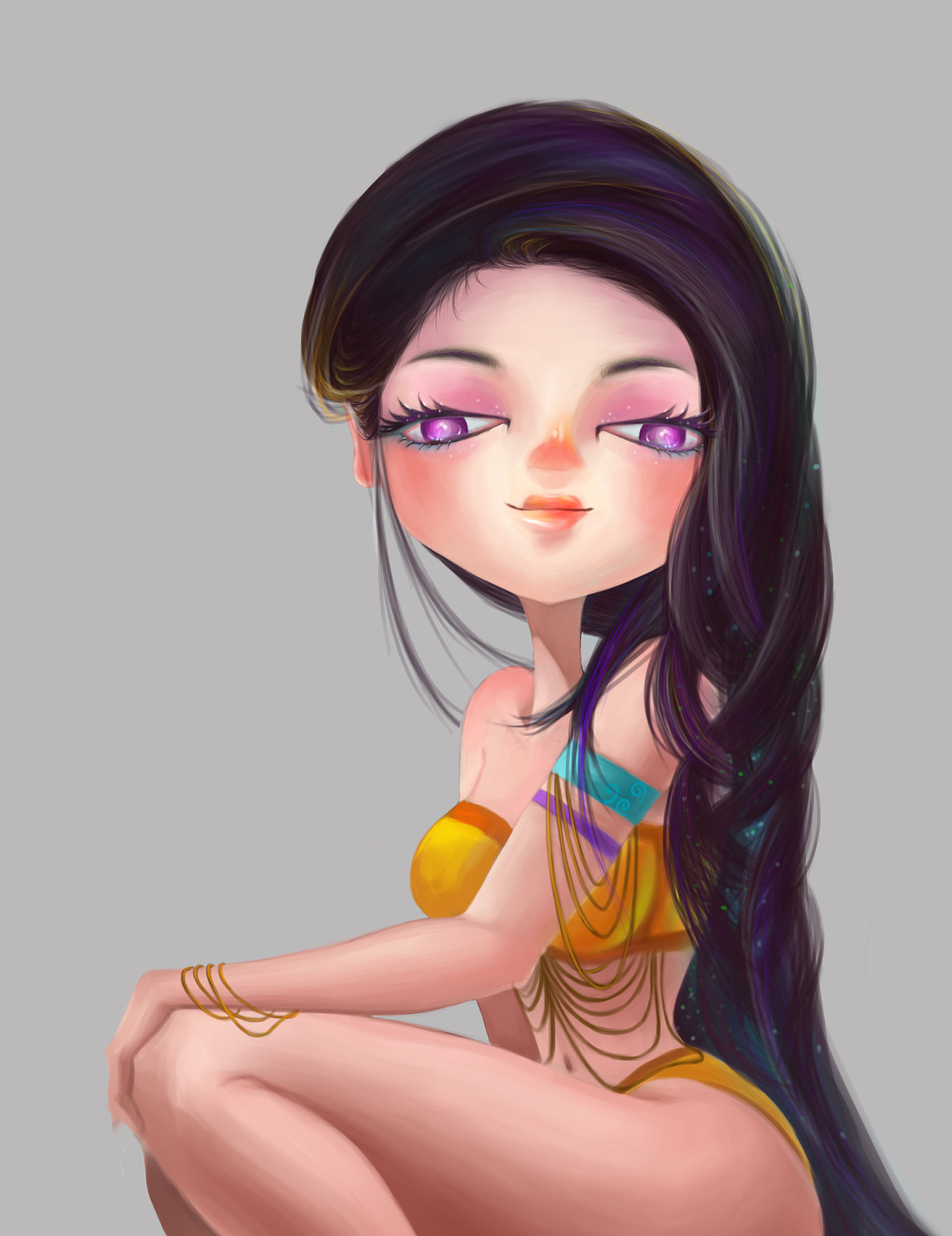 某女郎|插画|概念设定|ninging - 原创作品 - 站酷 (zcool)