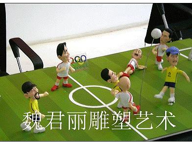 名人肖像漫画雕塑，魏君丽漫塑作品欣赏！