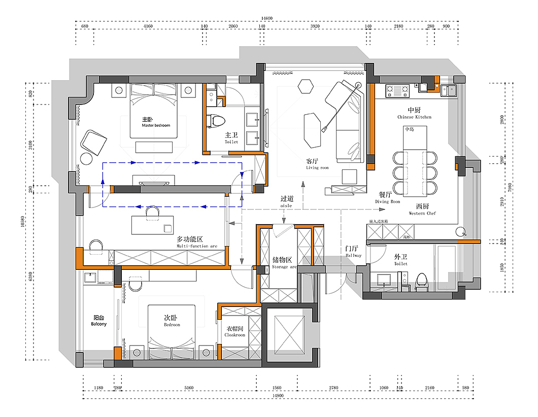 我跟男孩女孩聊了他们对房子的期许,他们对格局没有过多要求,保留2个
