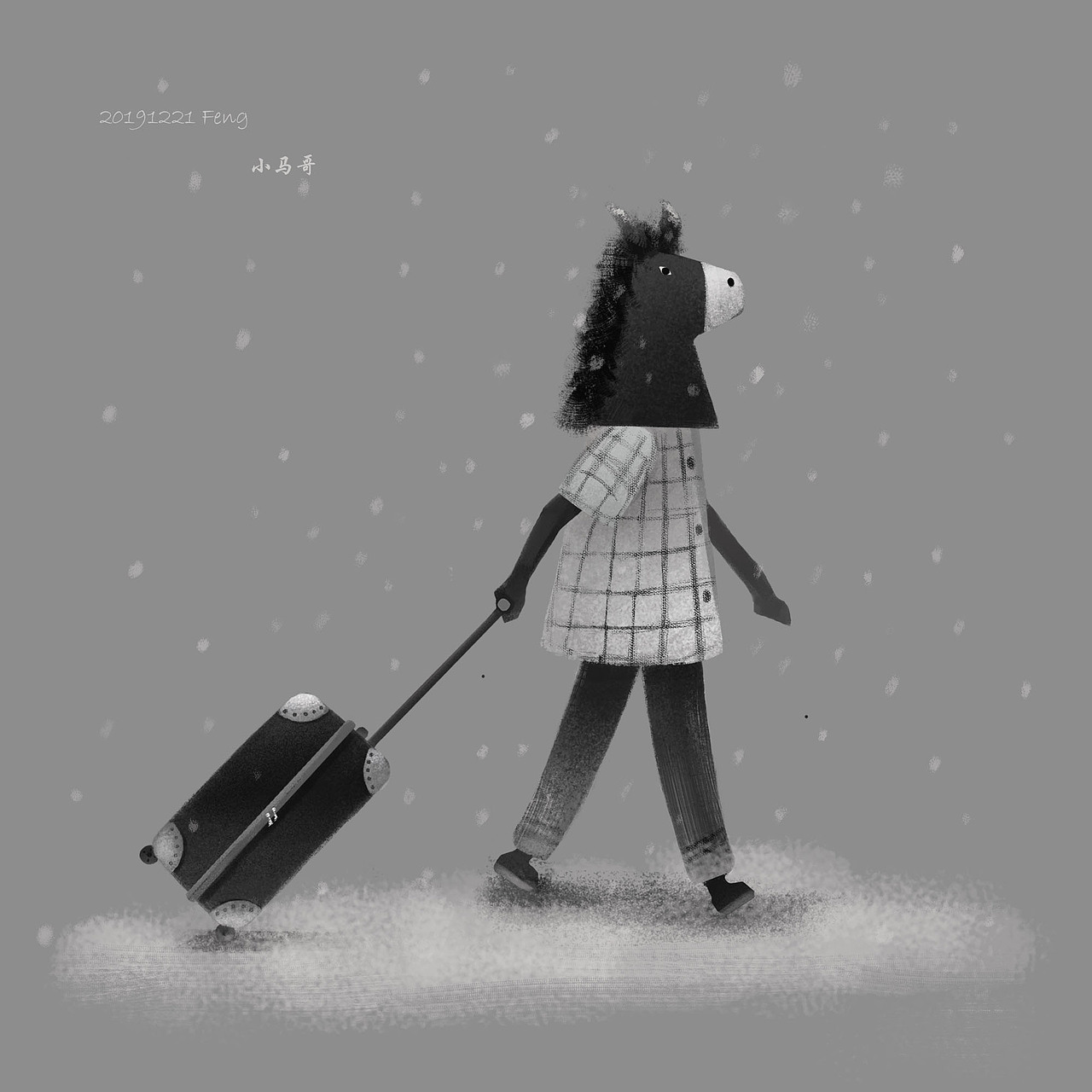 插畫練習（圖ZMTkwODQ2OTIw） - 創(chuàng)作習作 - 站酷設計師Feng馮小香原創(chuàng)素材 - 站酷ZCOOL