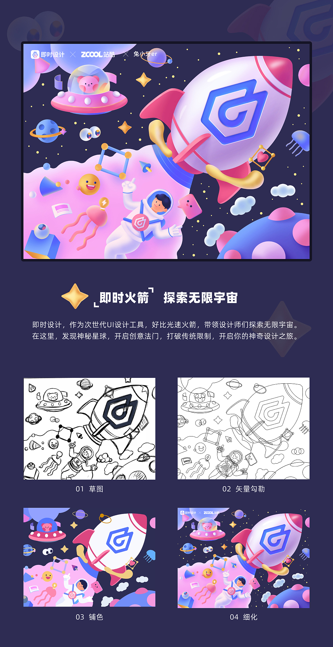 #即时，由你定义# 探索无限宇宙（图ZMjk5OTE0ODY0） - 海报 - 站酷设计师像素猫OWO原创素材 - 站酷ZCOOL