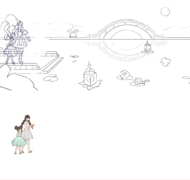 王者大小乔青白蛇皮肤动画视频