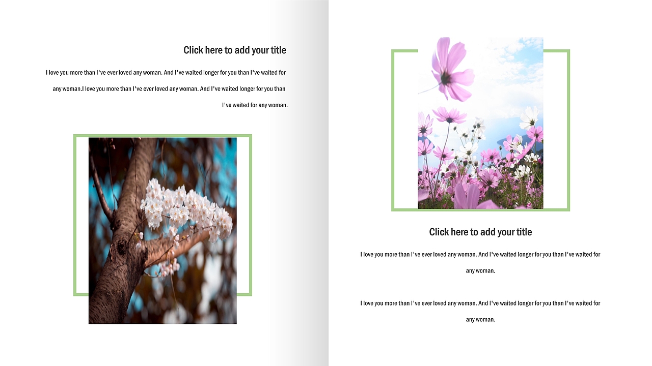 简约旅游旅行观光出行相册纪念PPT模板