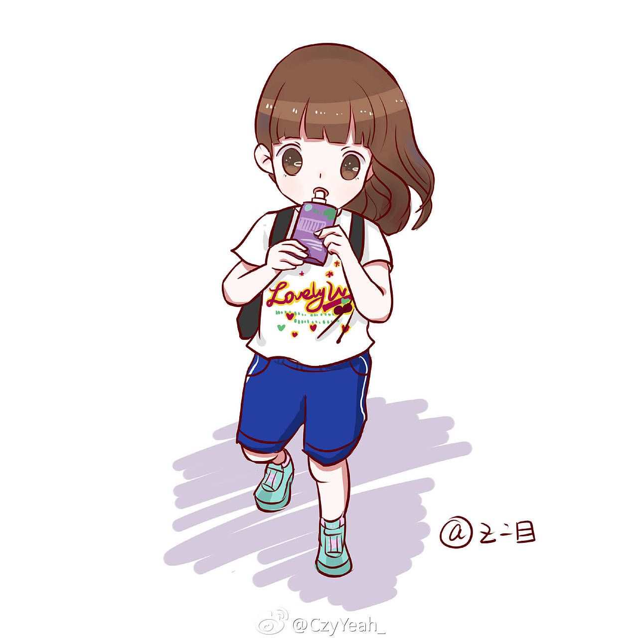 我肉走路带着风