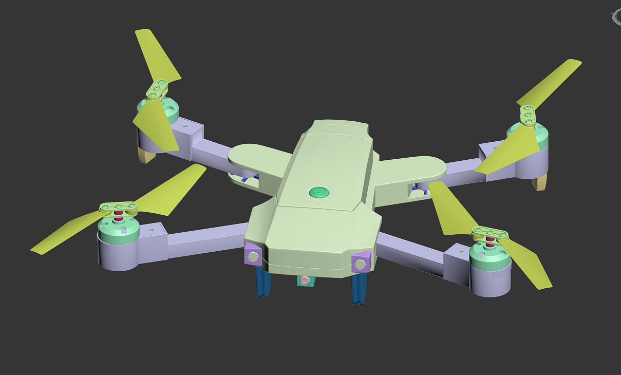 fansteck无人机产品外观亚马逊主图设计
