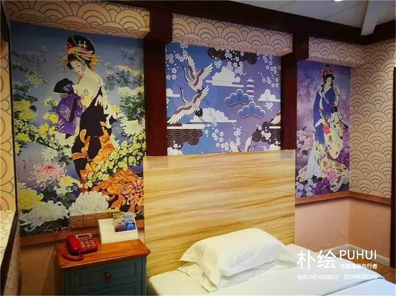 20个主题酒店设计和情侣酒店房间壁画实拍