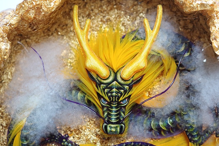 金箔火山紫金龙潭