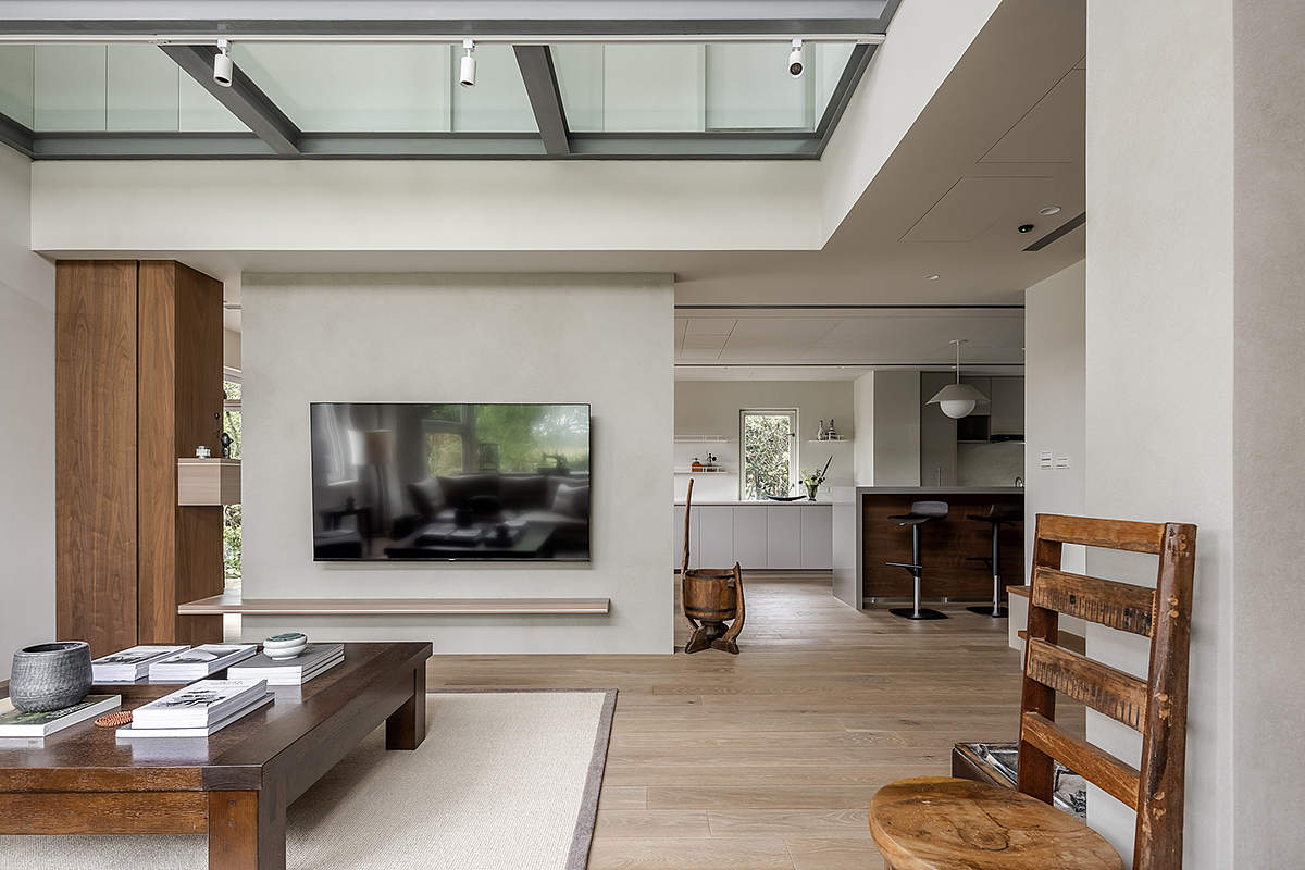 家装设计案例鉴赏——轻复古简约度假独栋别墅