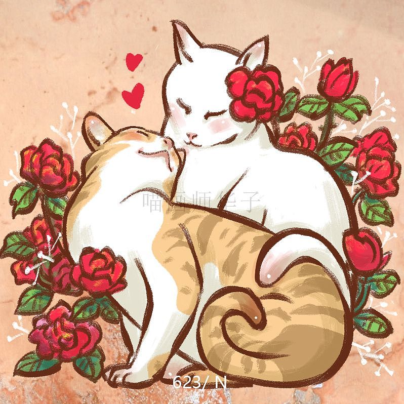 不断更日常画猫的275天（图ZMTk3ODk1NDAw） - 艺术插画 - 站酷设计师喵画师华子原创素材 - 站酷ZCOOL