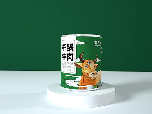 牛肉罐头包装设计