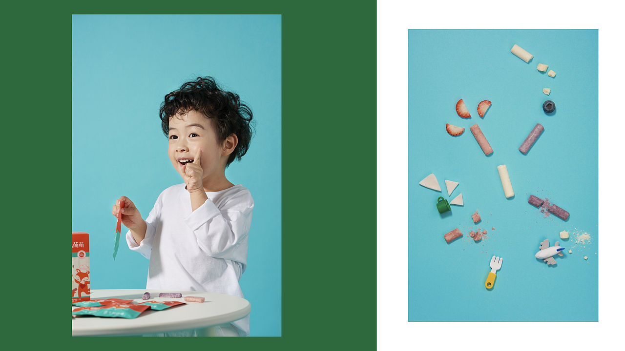 雀巢/萌萌好营养 开心好成长/儿童零食产品创意摄影