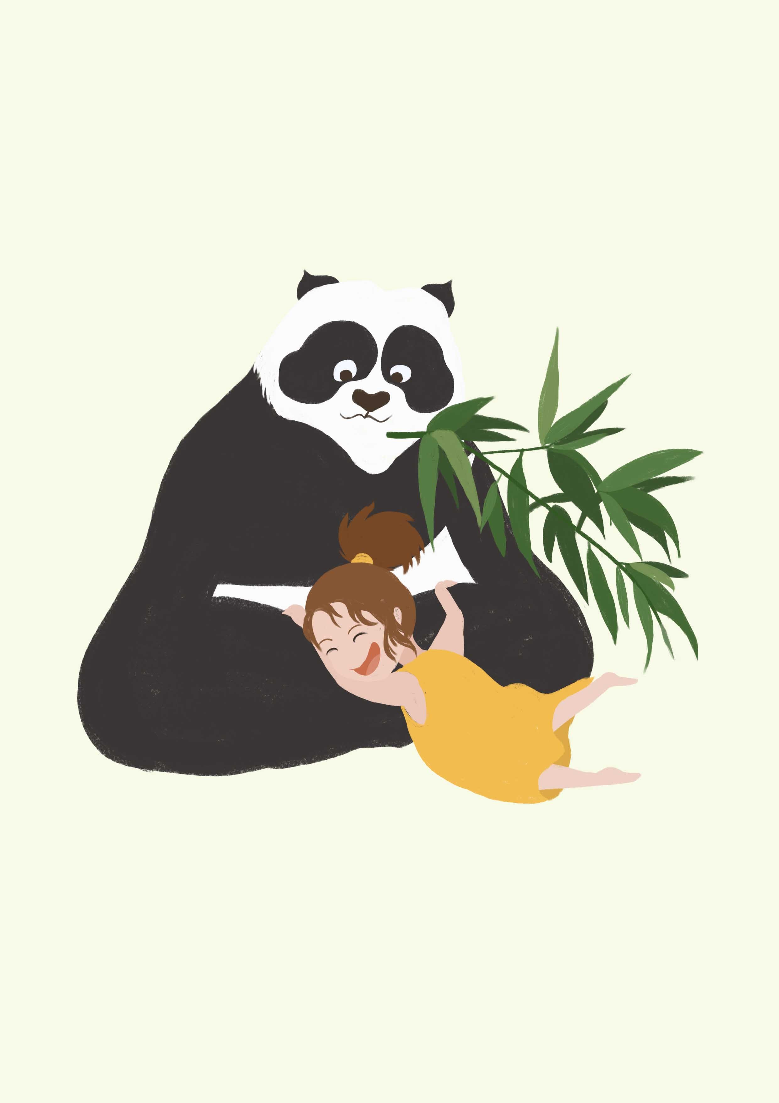 每日一画 - 城市名片.大熊猫