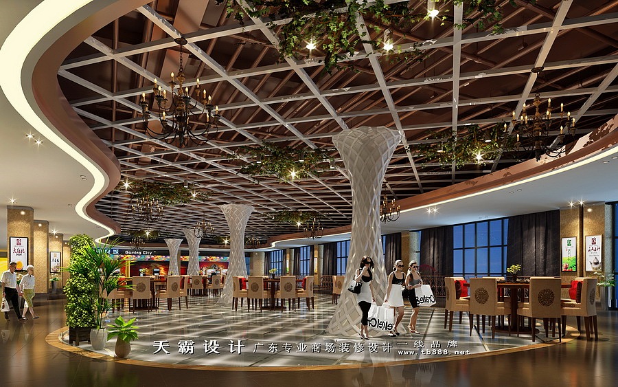 主题化城市综合体装修效果图创意独特效果精美