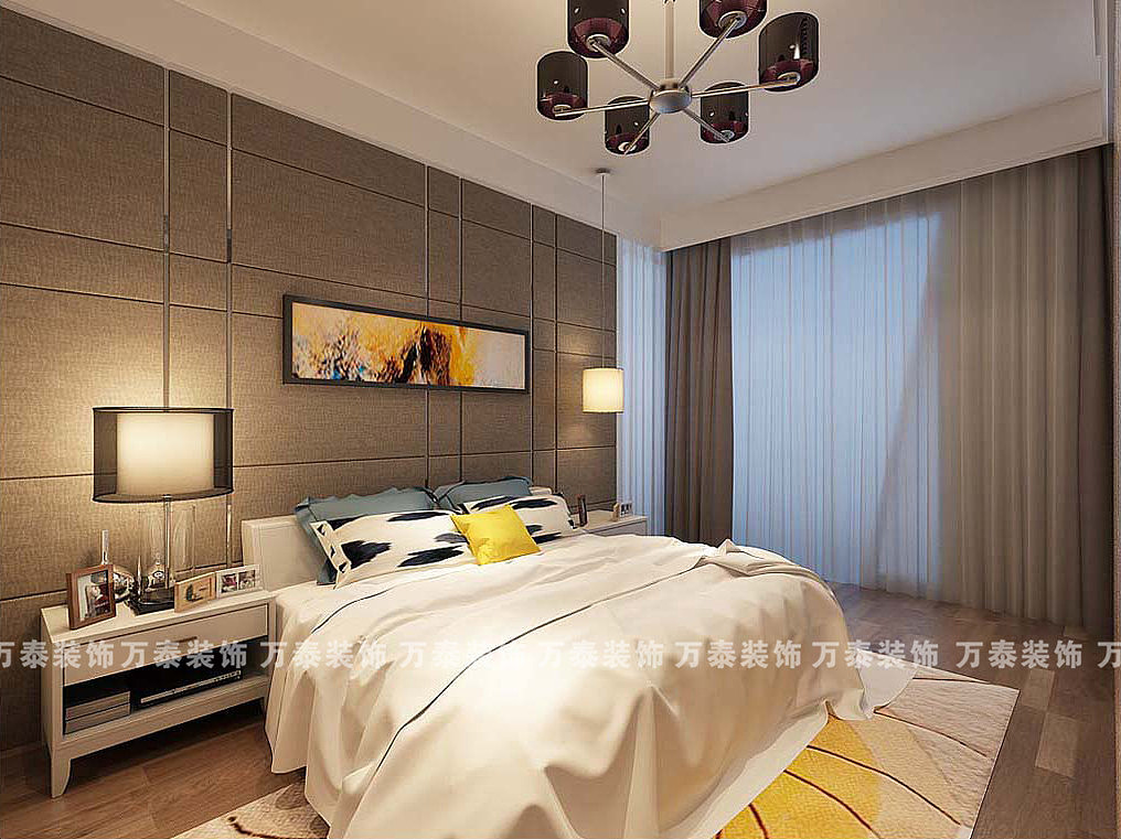 济南室内装修—济南阳光100装修现代简约风格案例分享