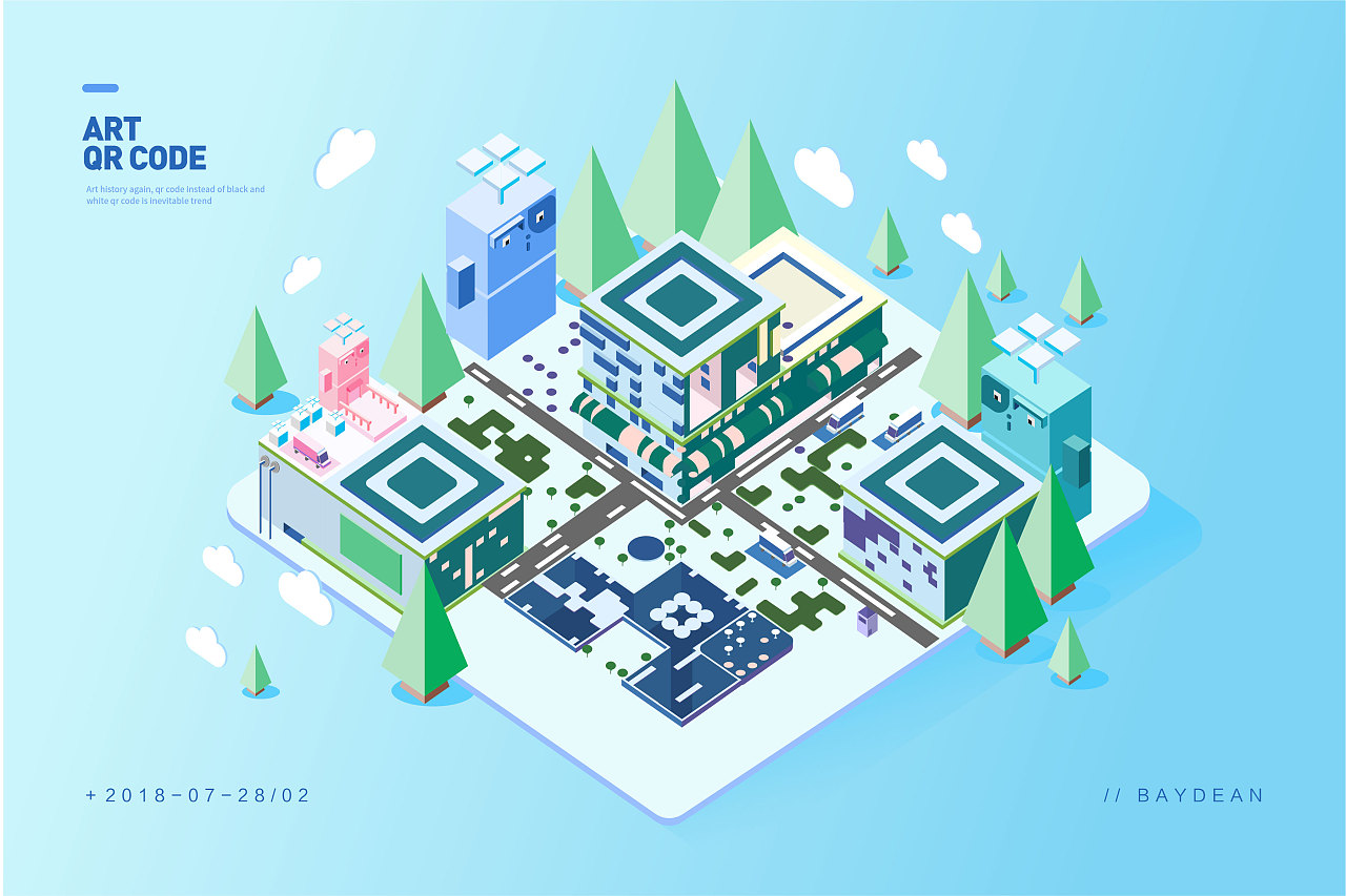 用二维码画了些画儿