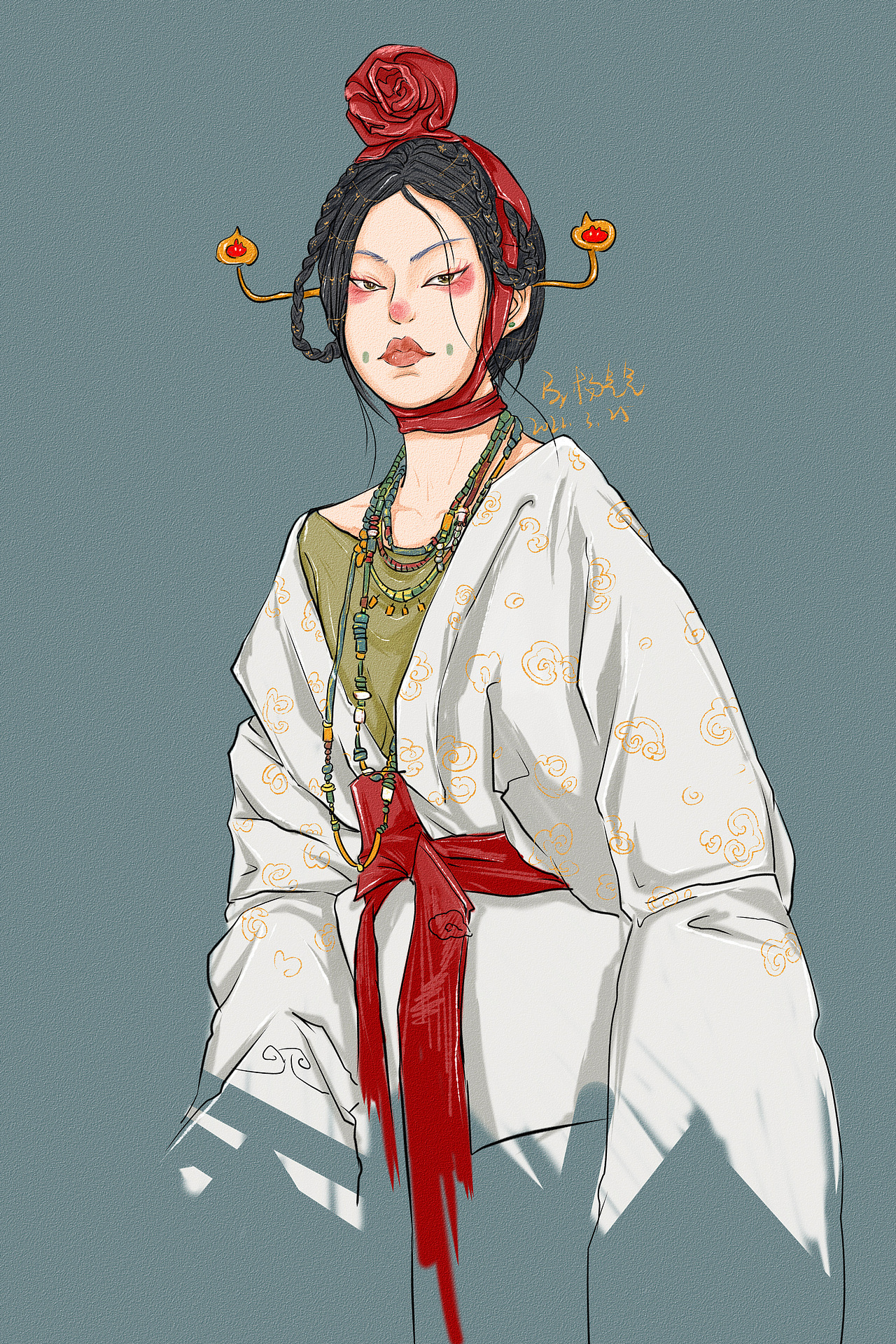 丹鳳（圖ZMjk0NDM4OTQ4） - 商業(yè)插畫 - 站酷設(shè)計師by楊氣氣原創(chuàng)素材 - 站酷ZCOOL