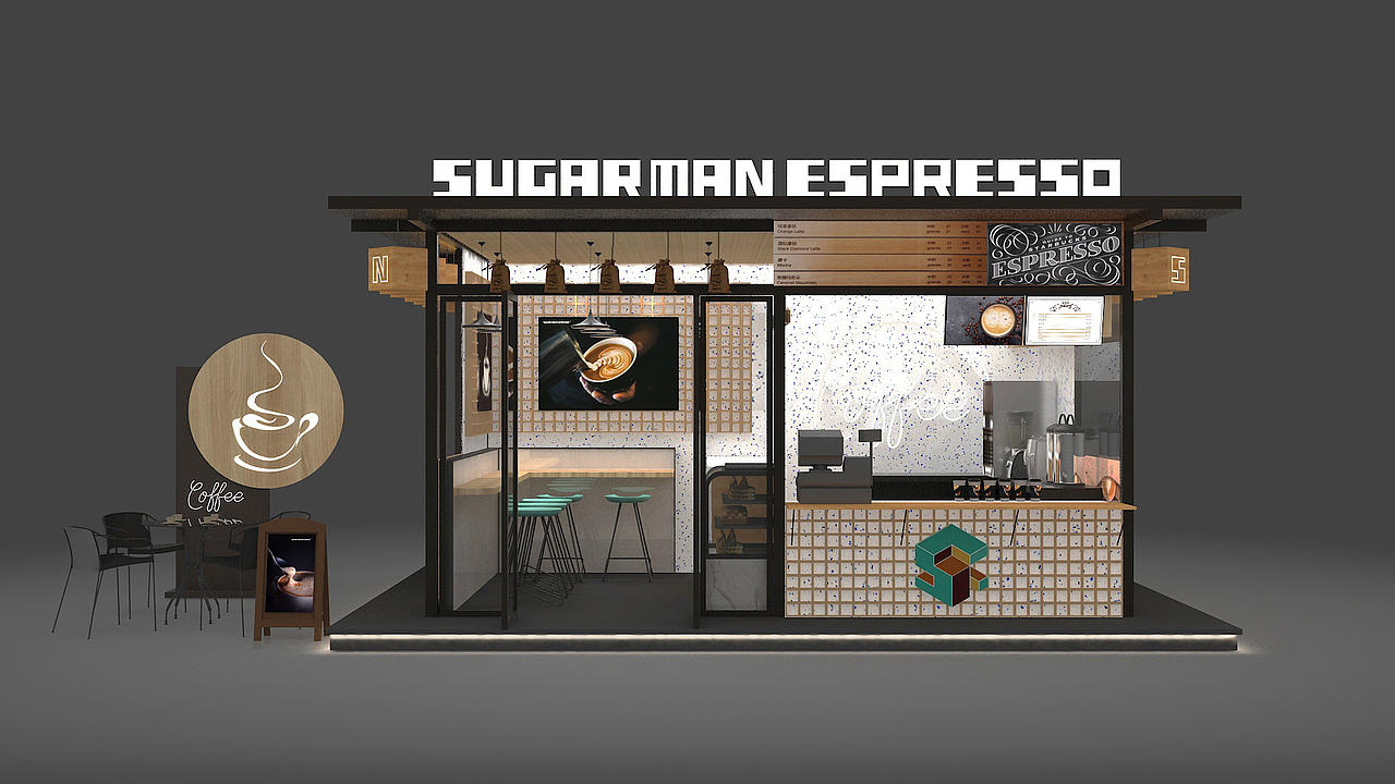 小型咖啡快闪店