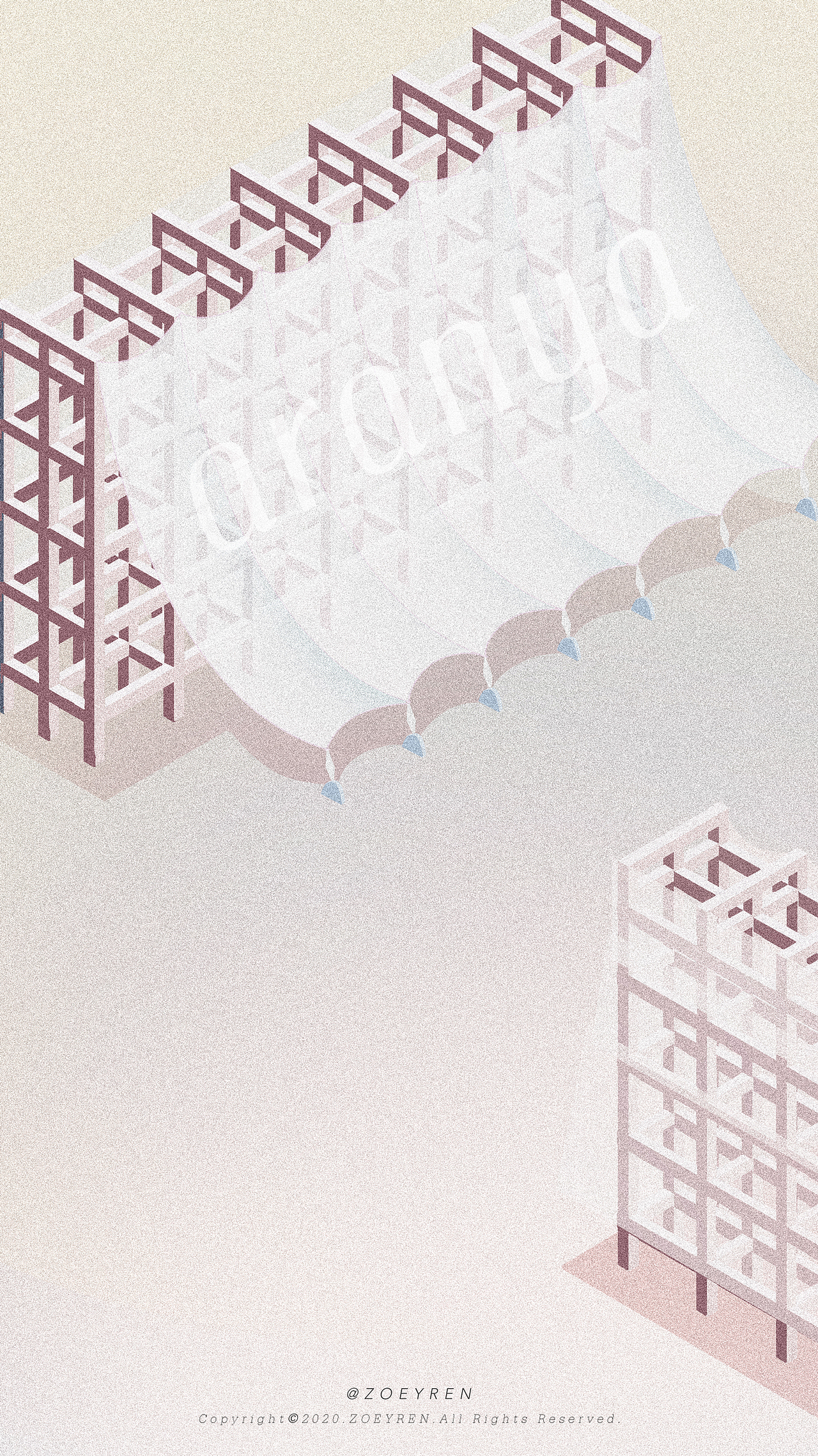 阿那亚 X 走向未来的海边市镇（图ZMjI0NTk1MTY0） - 商业插画 - 站酷设计师ZoeyRen原创素材 - 站酷ZCOOL