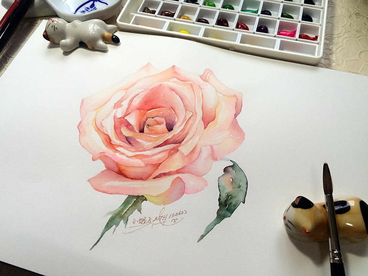 小妮子nth—水彩