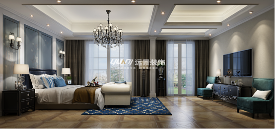 茶园别墅欧麓花园城480平装修-欧式-远景装饰谭伟作品（图ZMTEwNzkwNjI0） - 家装设计 - 站酷设计师重庆室内设计师原创素材 - 站酷ZCOOL