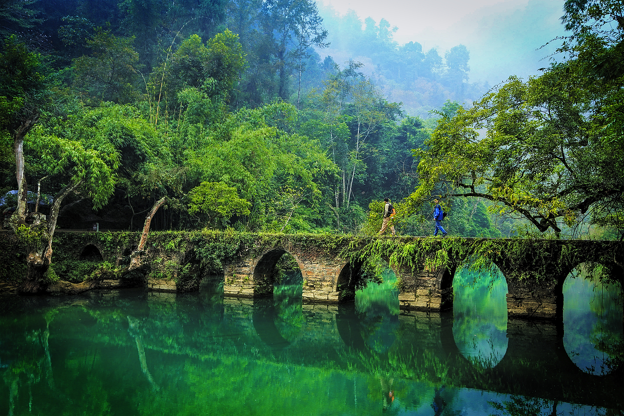 贵州荔波小七孔