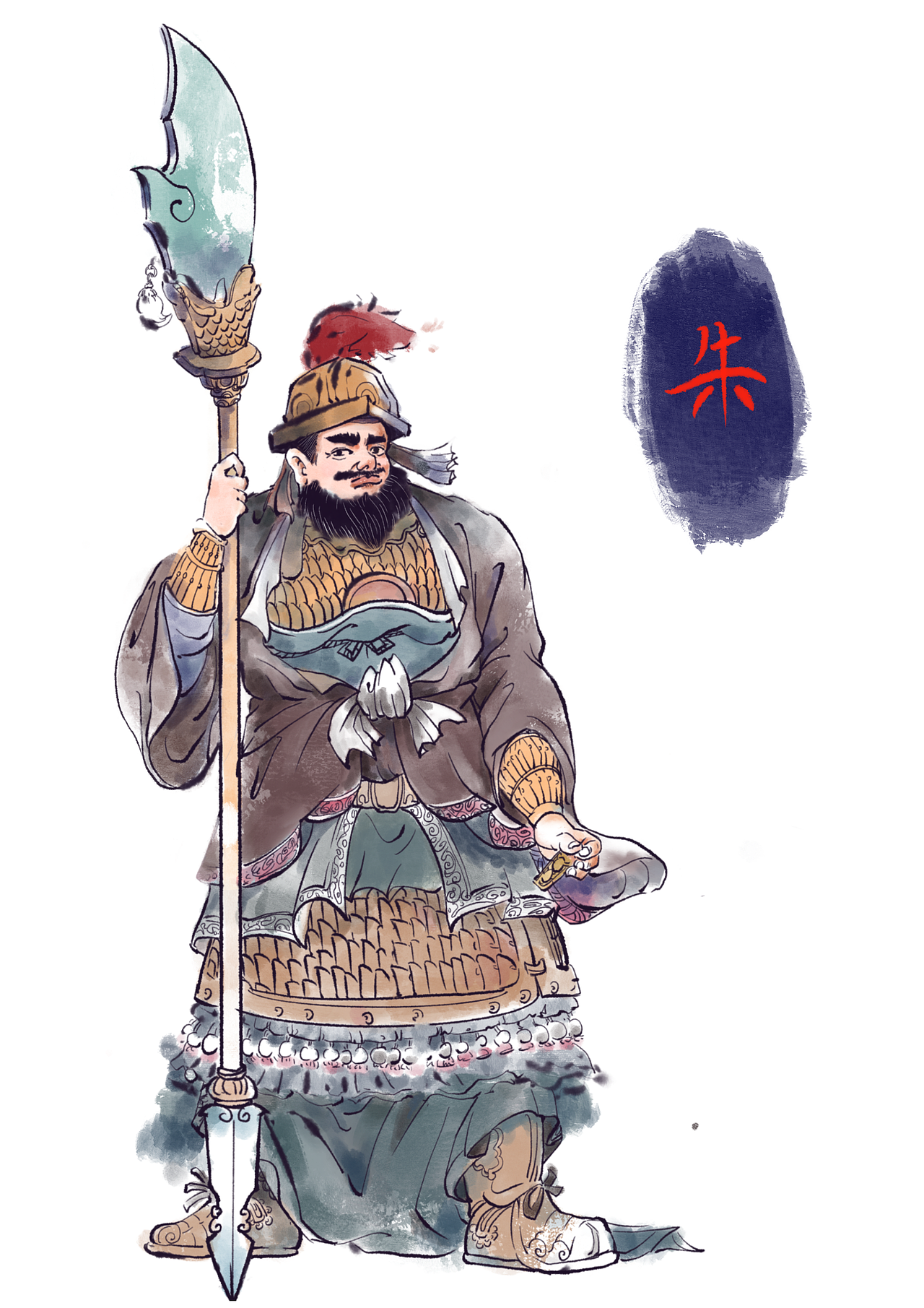 中国传统水墨人物(隋唐)