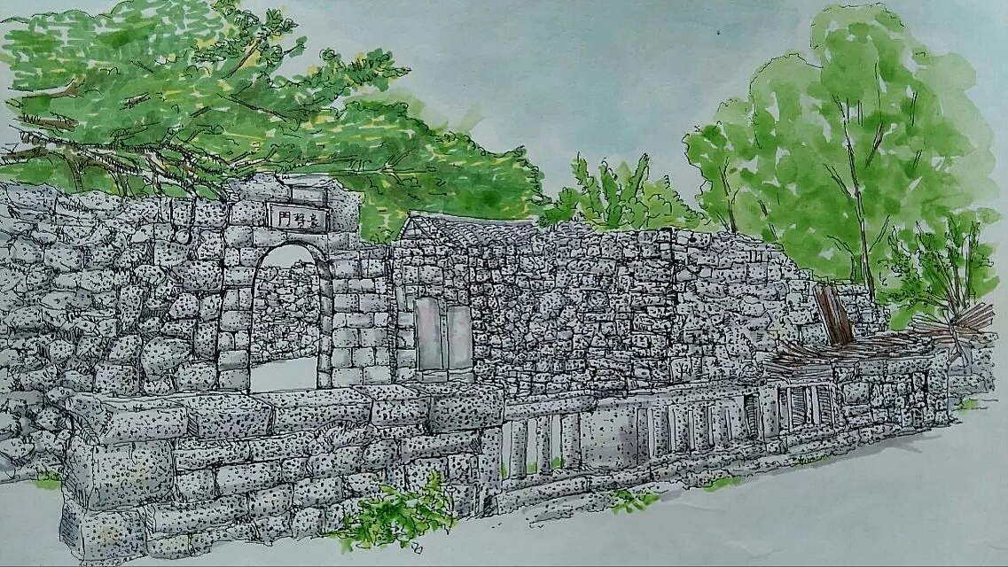 海南火山文化村落——石头城（图ZNTQ0ODc1MjA=） - 商业插画 - 站酷设计师海岛日记晓玉原创素材 - 站酷ZCOOL