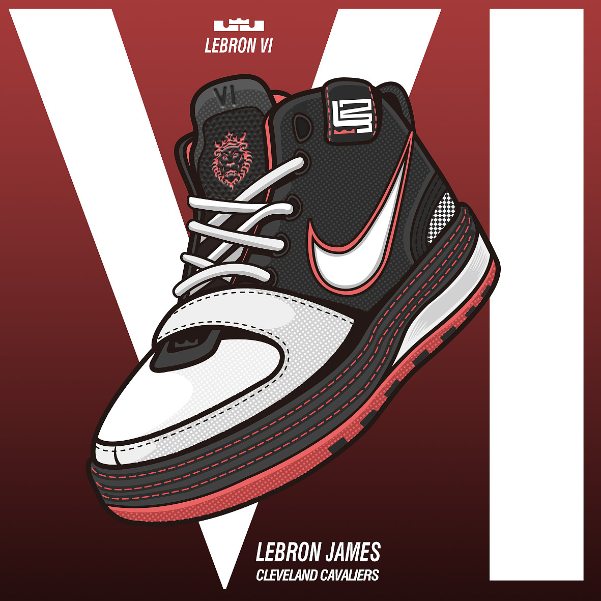穿過的老詹系列— LEBRON VI（圖ZMjM2MzgyMjk2） - 創(chuàng)作習作 - 站酷設計師Dr_J原創(chuàng)素材 - 站酷ZCOOL