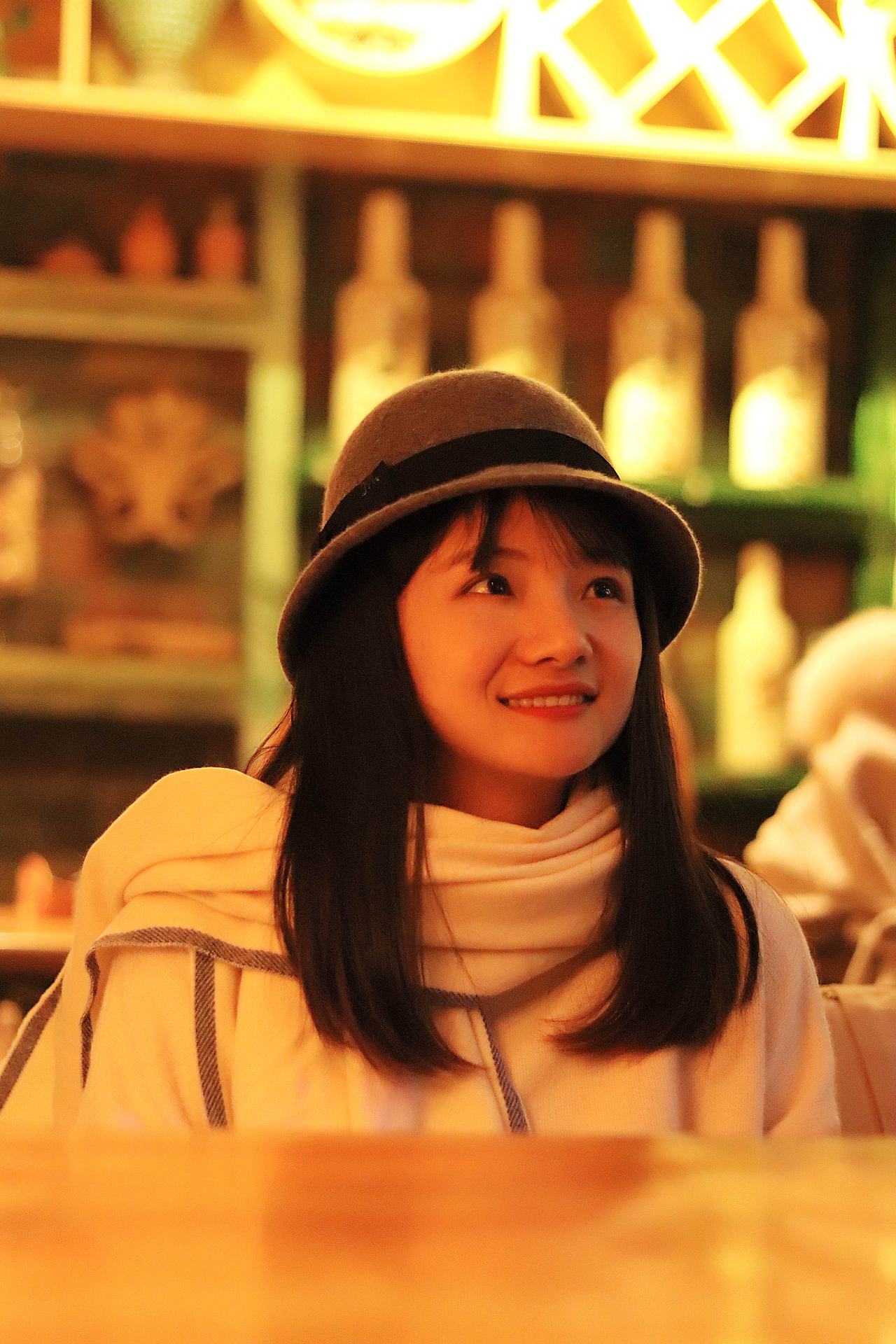 雪天中的小精灵