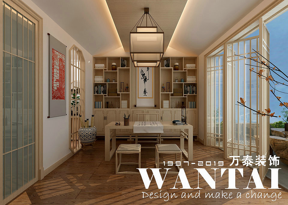 泰安装修|金科桃花源220㎡简约美式装修效果图—牛嘉伟（图ZMTU3ODE2MDgw） - 家装设计 - 站酷设计师泰安小胖装修原创素材 - 站酷ZCOOL