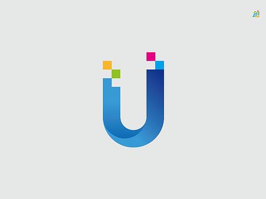 一款 “UCOD有客得”字体logo设计