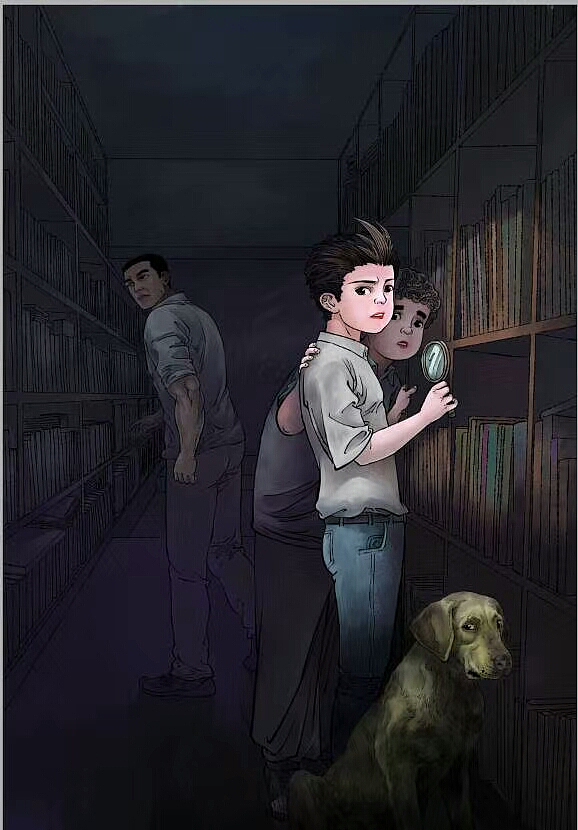 日韩封面插画,侦探推理漫画内插,日韩漫画,肖刚漫画