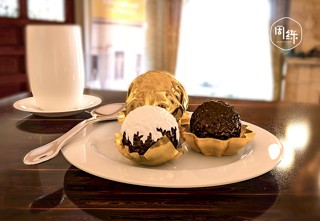 一周一练第六季第三周：C4D巧克力效果（图ZMTMxNTU1OTg0） - 人物/生物 - 站酷设计师一周一练原创素材 - 站酷ZCOOL