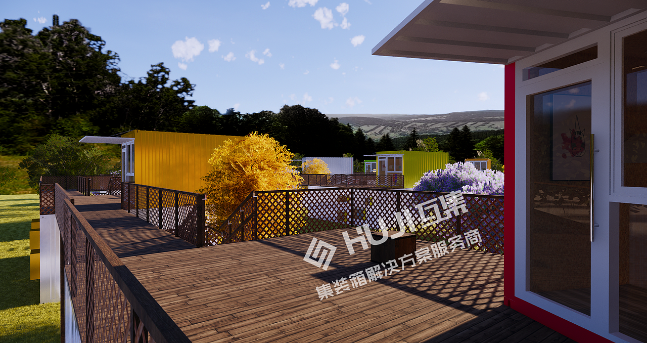 四川眉山洪雅溪谷森林自然教育营地之集装箱幼儿园（图ZMTUxMjc4MDE2） - 建筑/空间 - 站酷设计师HUJI互集原创素材 - 站酷ZCOOL