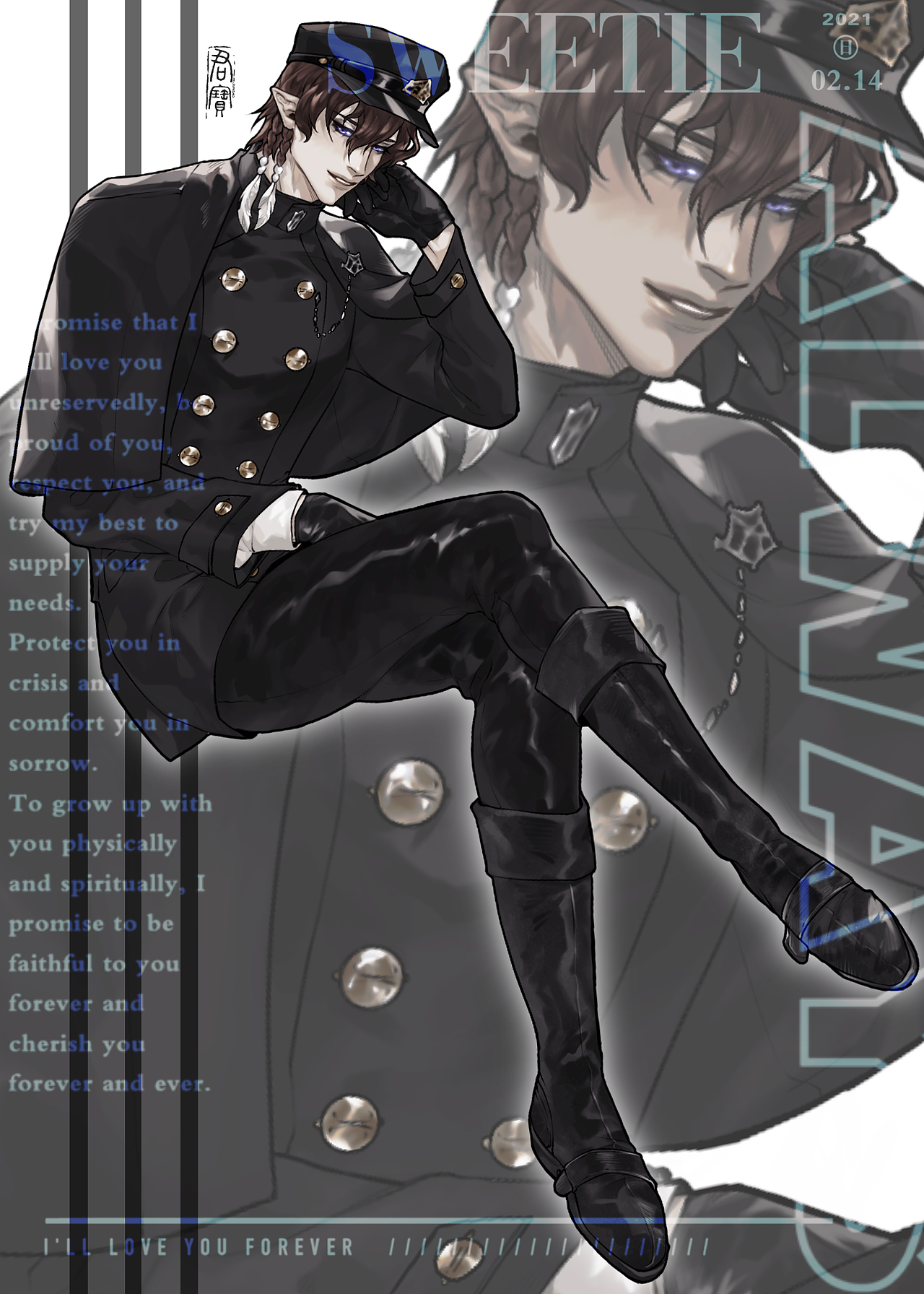 可公开角色立绘设计