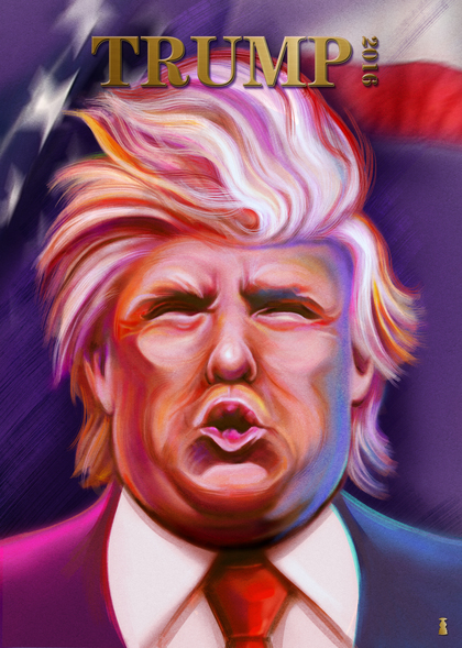 懂王真的太抽象了 - 特朗普漫画设计合辑