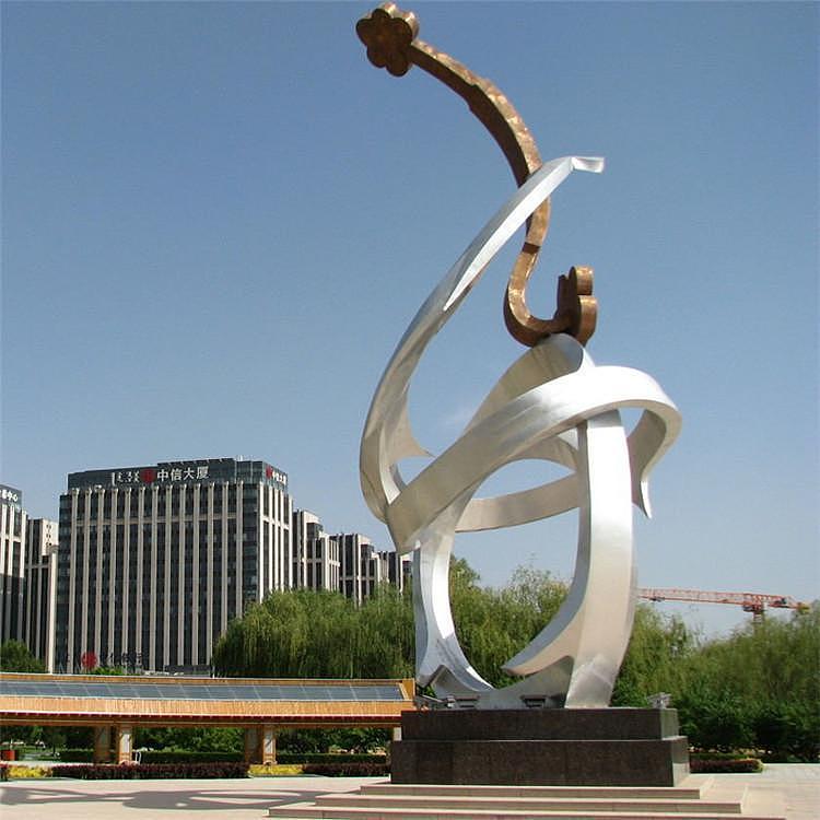 厂家定制大型景观雕塑不锈钢雕塑款式尺寸颜色可定制