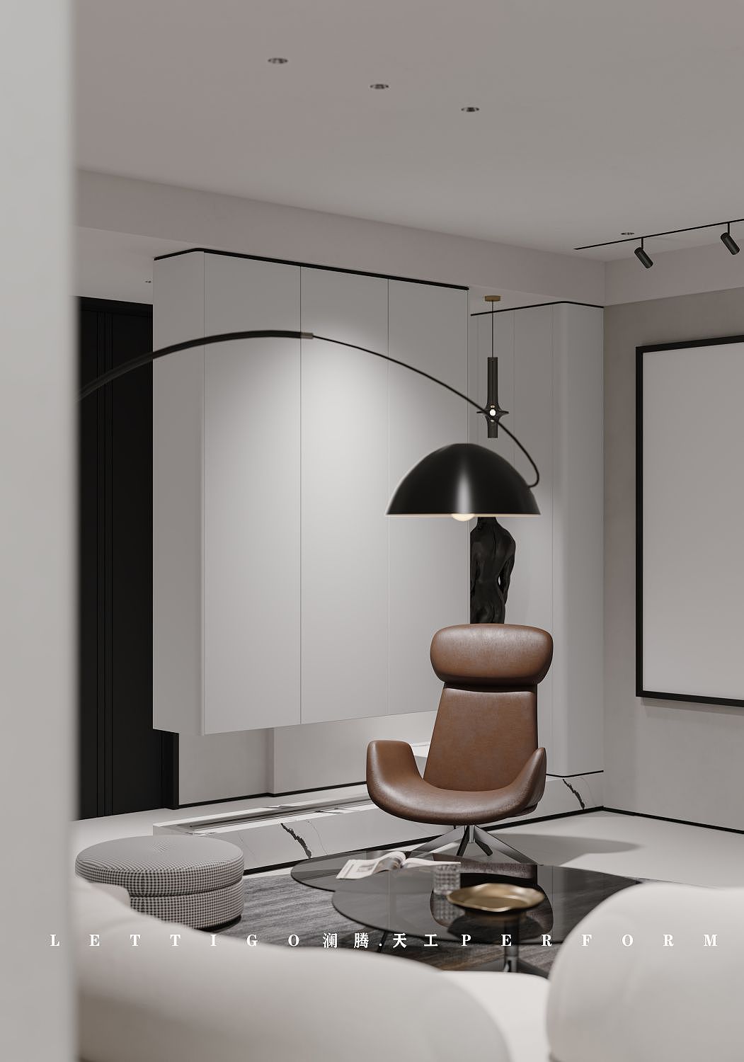 现代极简黑白灰，给人一种洗净铅华的淡然与不争之感（图ZMzM3MDkyNDcy） - 家装设计 - 站酷设计师DesignerZtt186原创素材 - 站酷ZCOOL