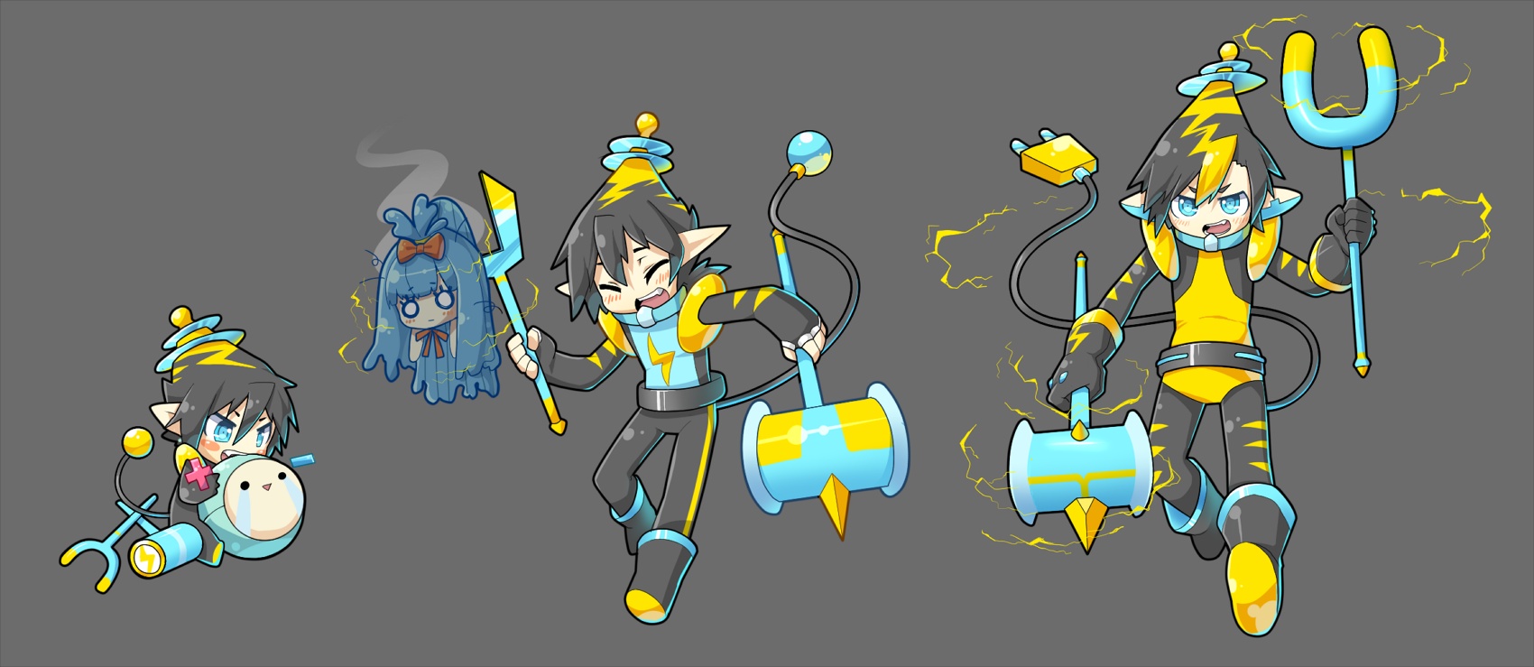 洛克王国精灵拟人【旧物】