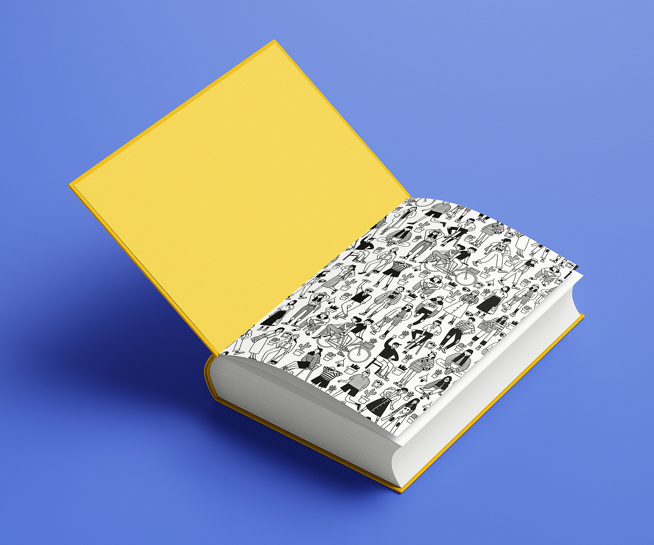 【涂鸦】小人物（图ZMjAzODE3MTI4） - 新锐潮流插画 - 站酷设计师鹤洢HEYI原创素材 - 站酷ZCOOL