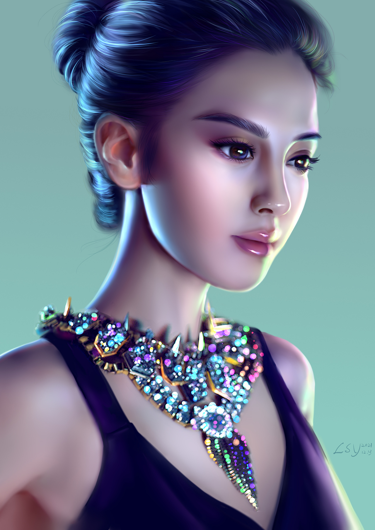 厚涂练习天使大宝贝|插画|创作习作|江明禧儿 - 原创作品 - 站酷