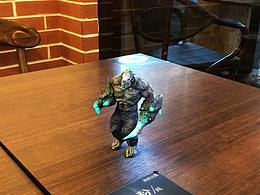 實拍模型動畫合成